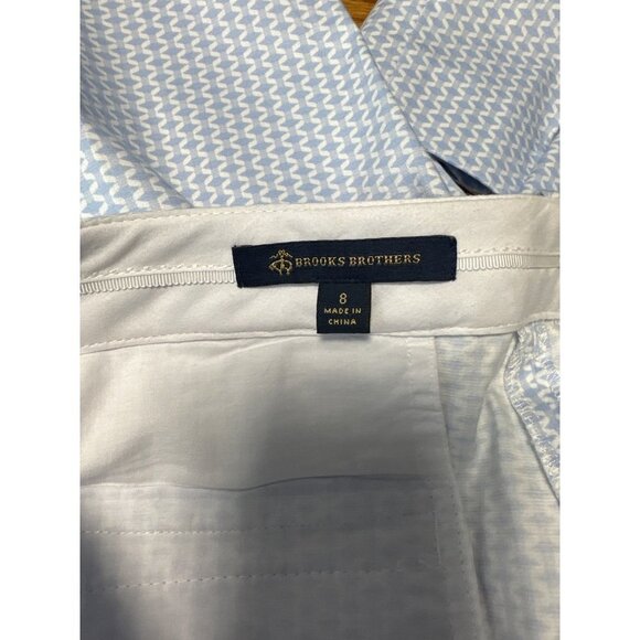 Brooks Brothers Women's Printed Straight Leg Pants Size 8 - Picture 4 of 11